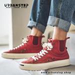 Men’s Breathable Canvas Shoes – Korean-Style Casual White Sneakers