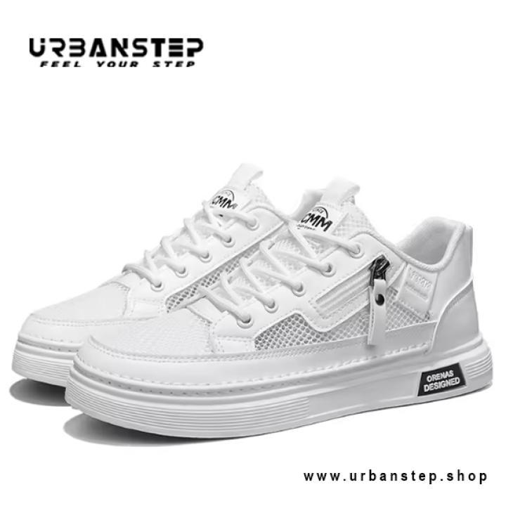 Men’s Premium PU Leather Sneakers – Stylish International Design at Factory Price