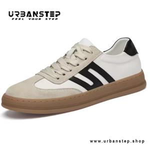 Retro Leather Skate Sneakers for Men – Lightweight, Breathable & Handmade Comfort