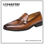 Men’s Retro Low-Top Leather Shoes – Four-Season Business & Casual Flats