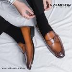 Men’s Retro Low-Top Leather Shoes – Four-Season Business & Casual Flats