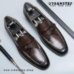 Men’s Retro Low-Top Leather Shoes – Four-Season Business & Casual Flats